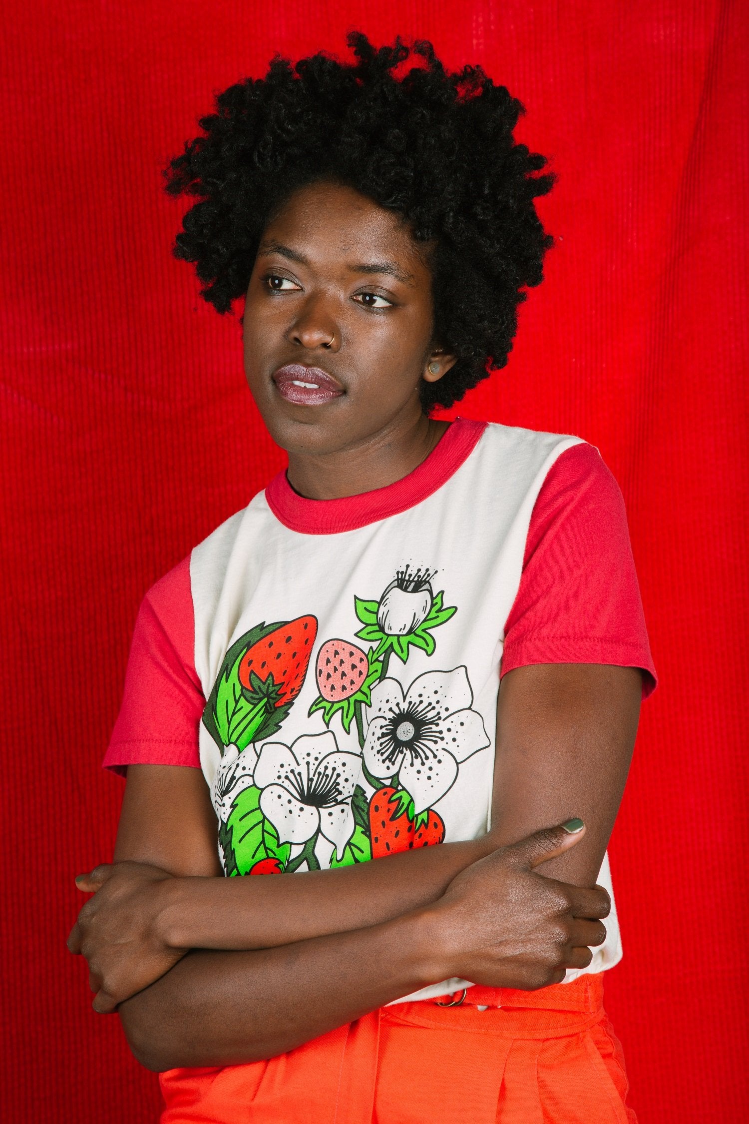 Reece Ford in Strawbaby Tee. Photos Sara Cath