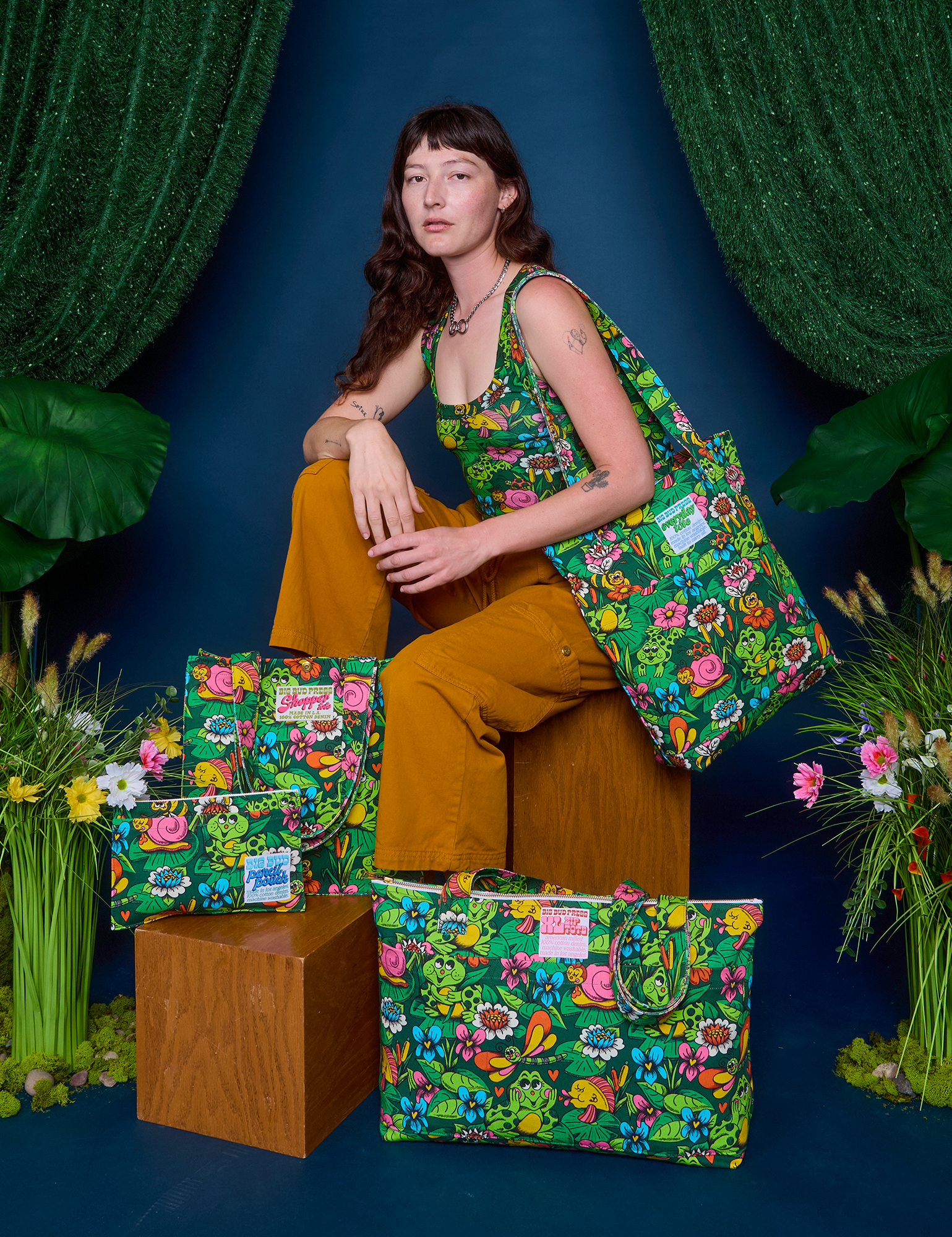 Pond Party Printed Bags – BIG BUD PRESS