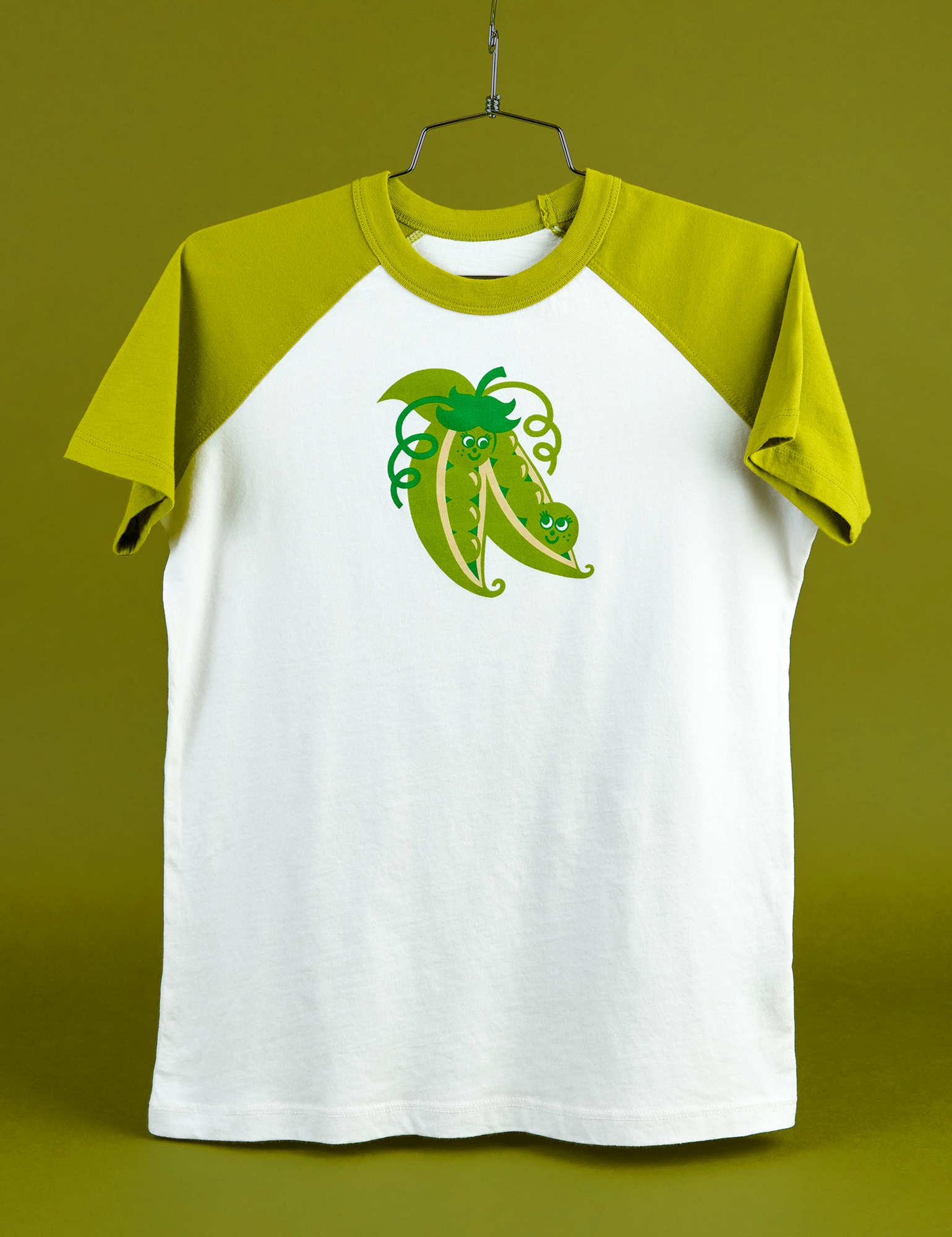 PUNPEE Raglan sleeve T-SHIRT 新品未使用 Produce Raglan Tee - Snap Peas – BIG BUD PRESS