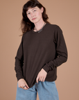 Long Sleeve Burly Tee - Espresso Brown
