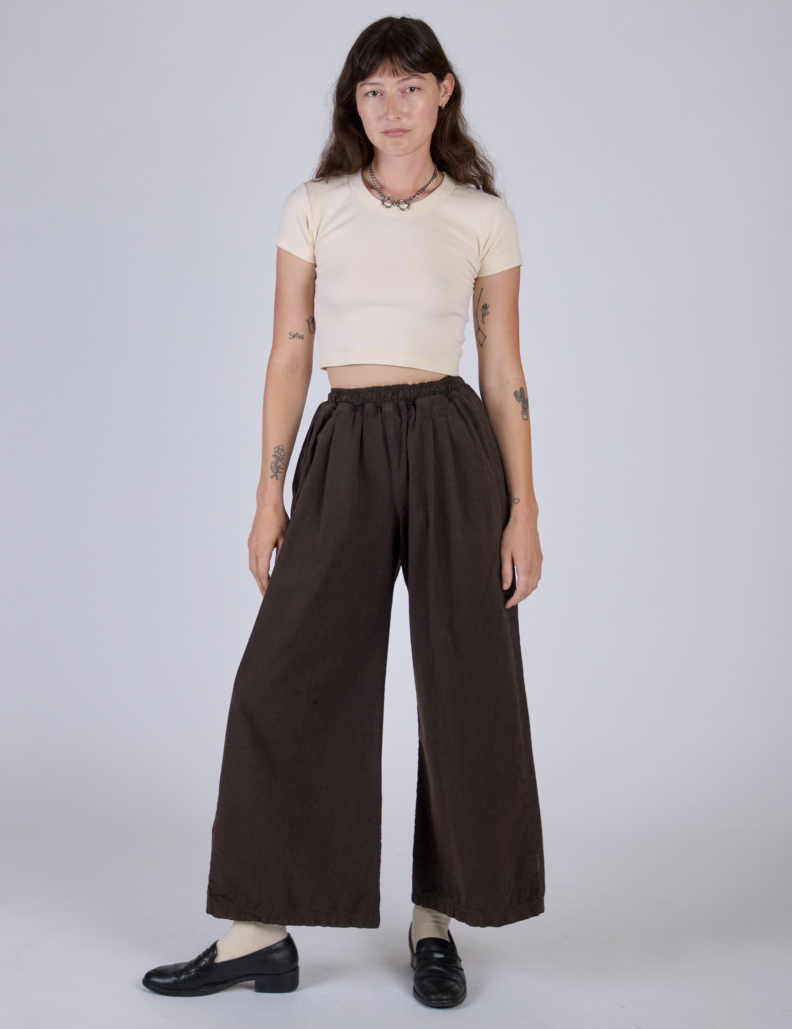 Pleated Pull-On Pants - Espresso Brown – BIG BUD PRESS