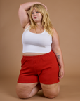 TRY-A-STYLE - Athletic Shorts - Mustang Red *FINAL SALE*