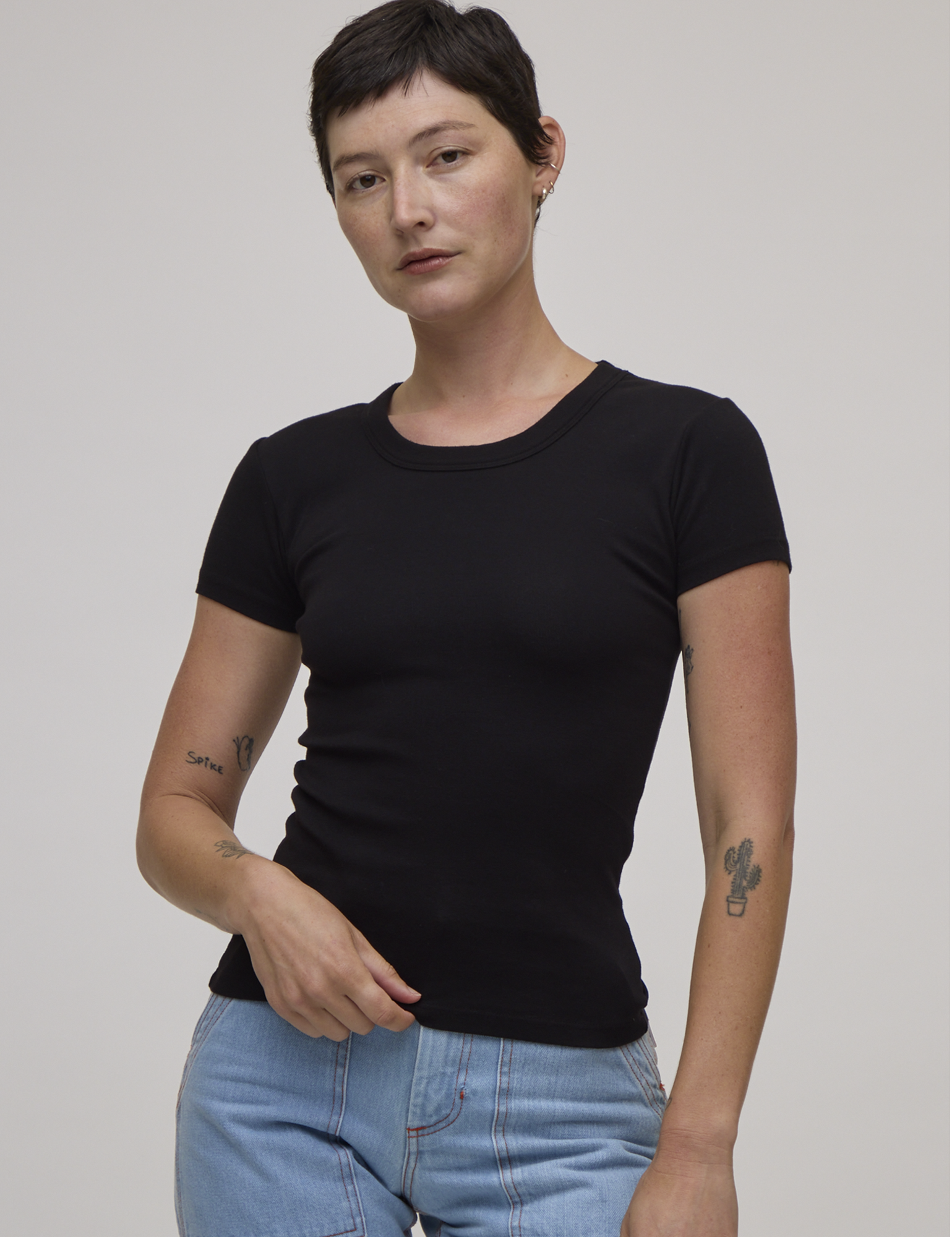 Baby Tee - Basic Black – BIG BUD PRESS