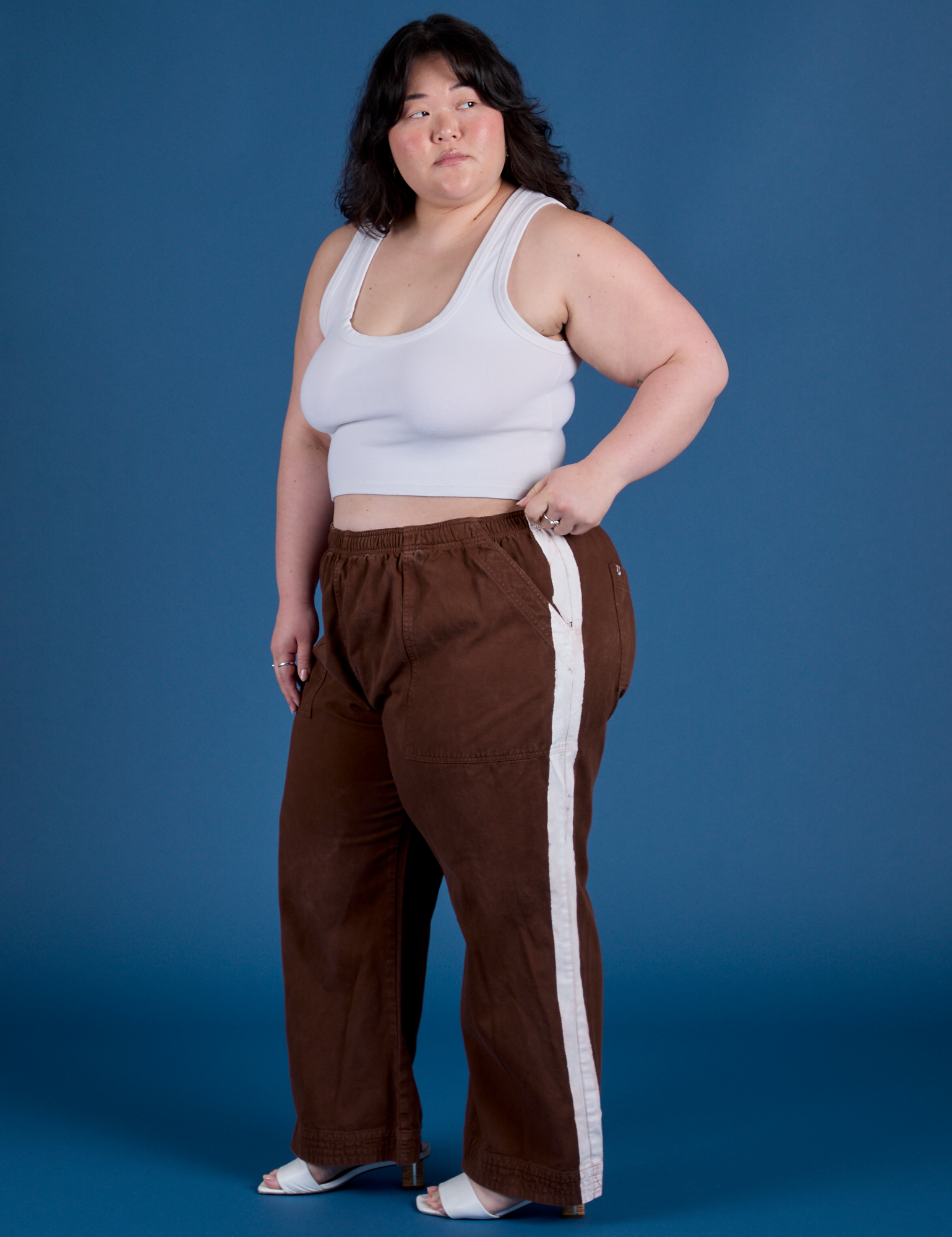 Painted Action Pants - Fudgesicle Brown – BIG BUD PRESS