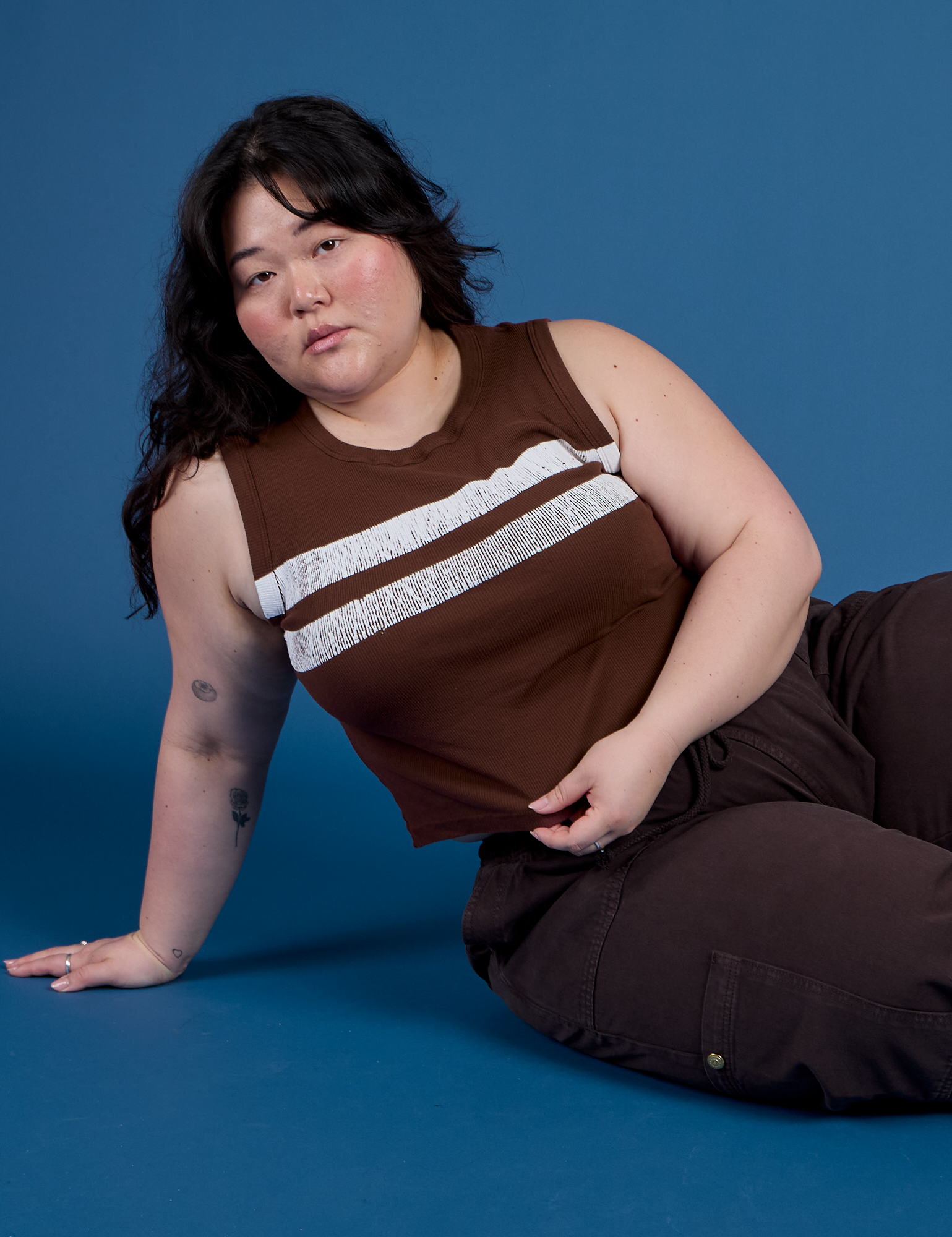 Painted Muscle Tee - Fudgesicle Brown – BIG BUD PRESS