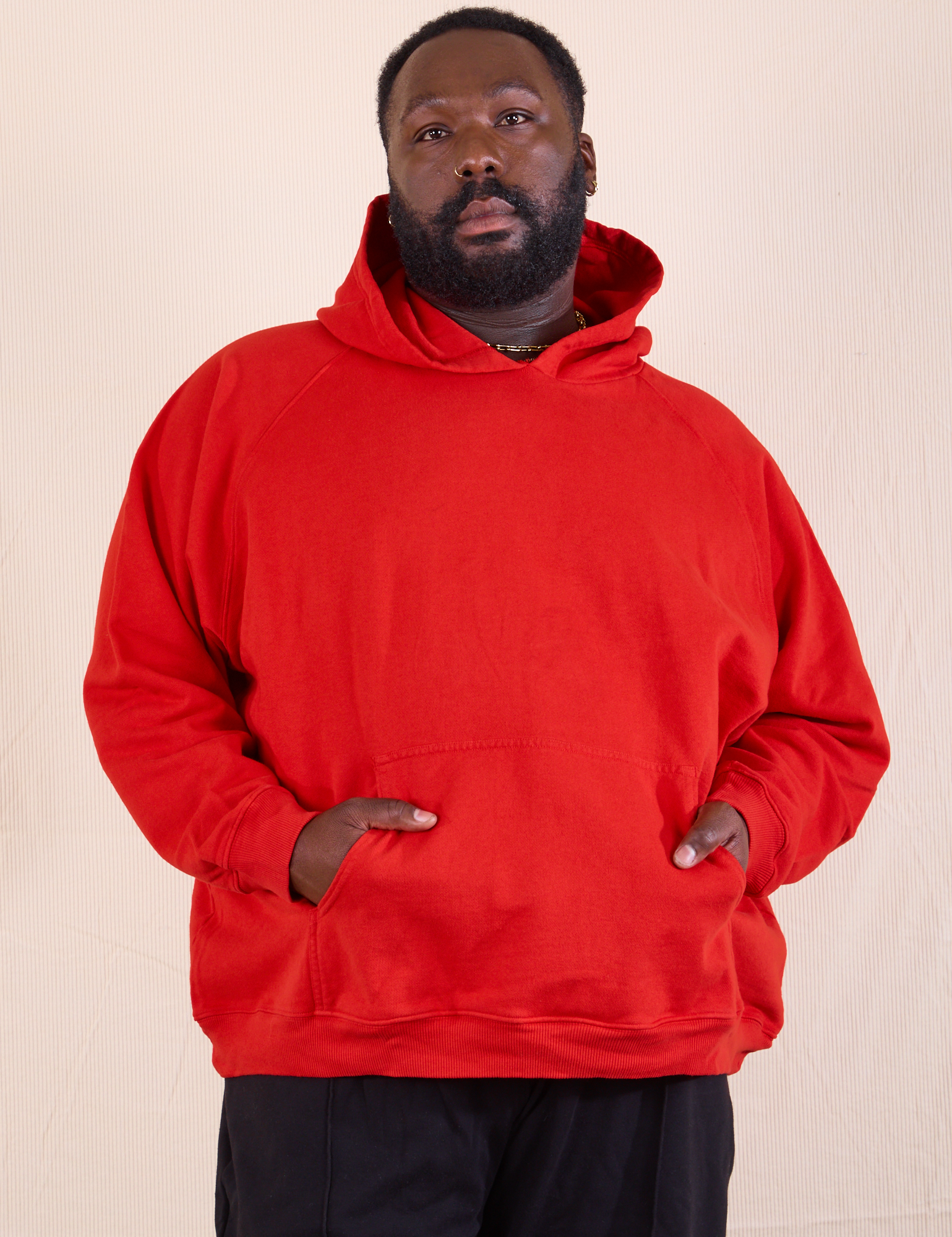 Red oversized hoodies on sale