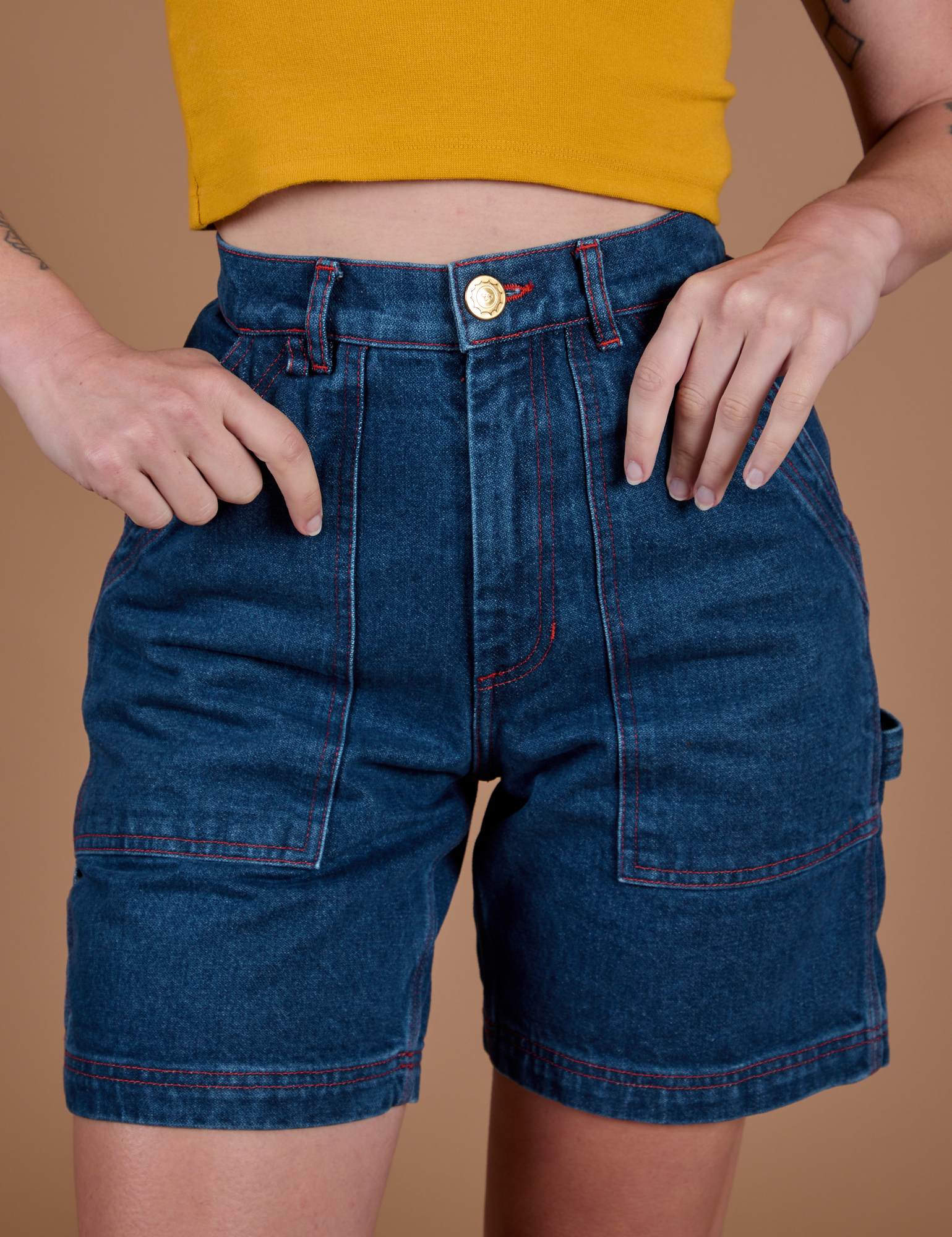 Carpenter Shorts - Dark Wash – BIG BUD PRESS Carpenter Shorts - Dark Wash – BIG BUD PRESS
