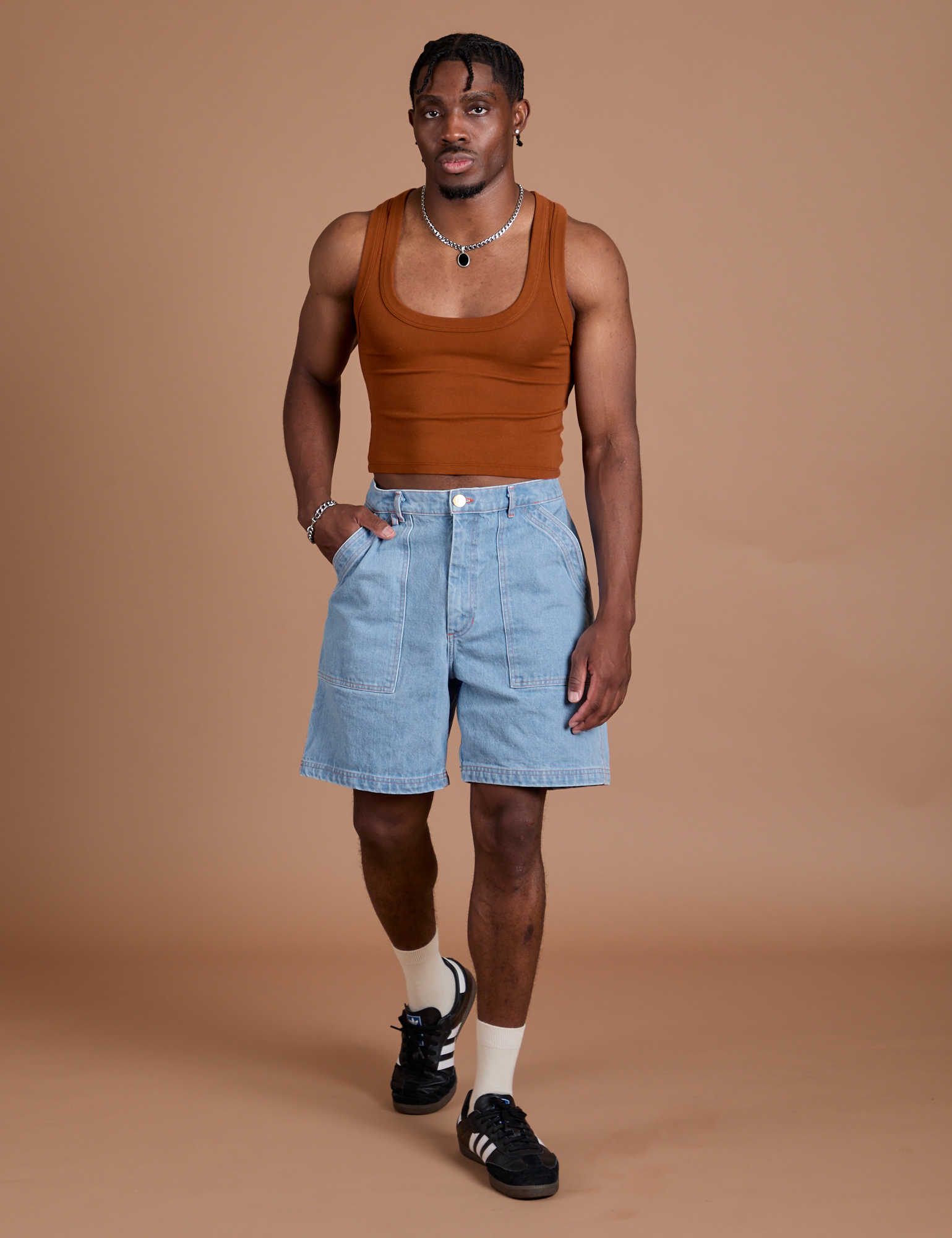 Carpenter Shorts - Light Wash – BIG BUD PRESS