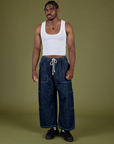 TRY-A-STYLE - Denim Drop Pocket Pants - Dark Wash *FINAL SALE*