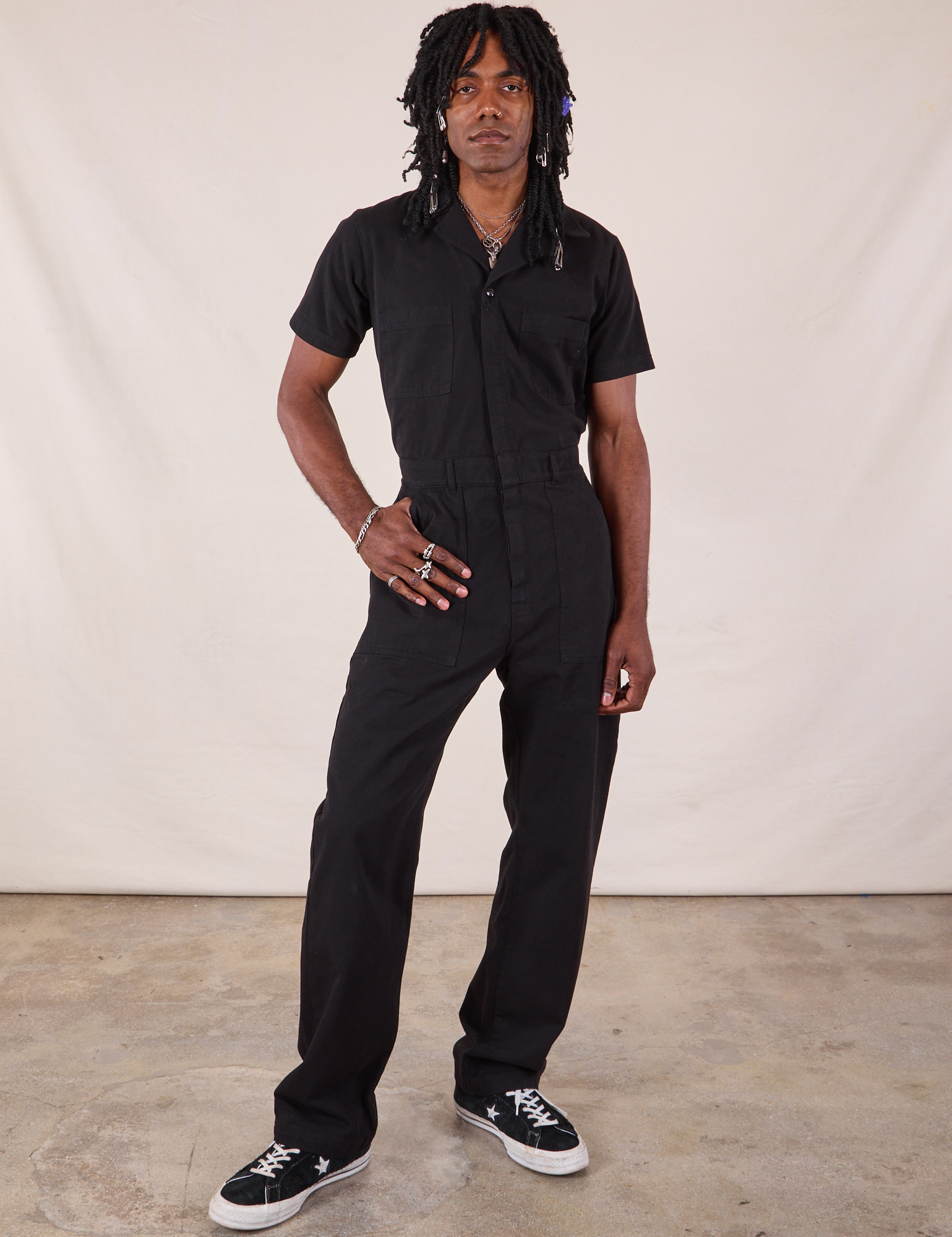 Long Jumpsuit - Basic Black – BIG BUD PRESS