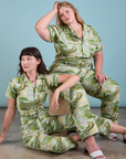 Ocean and Sky Jumpsuit worn by Juliet and Alex