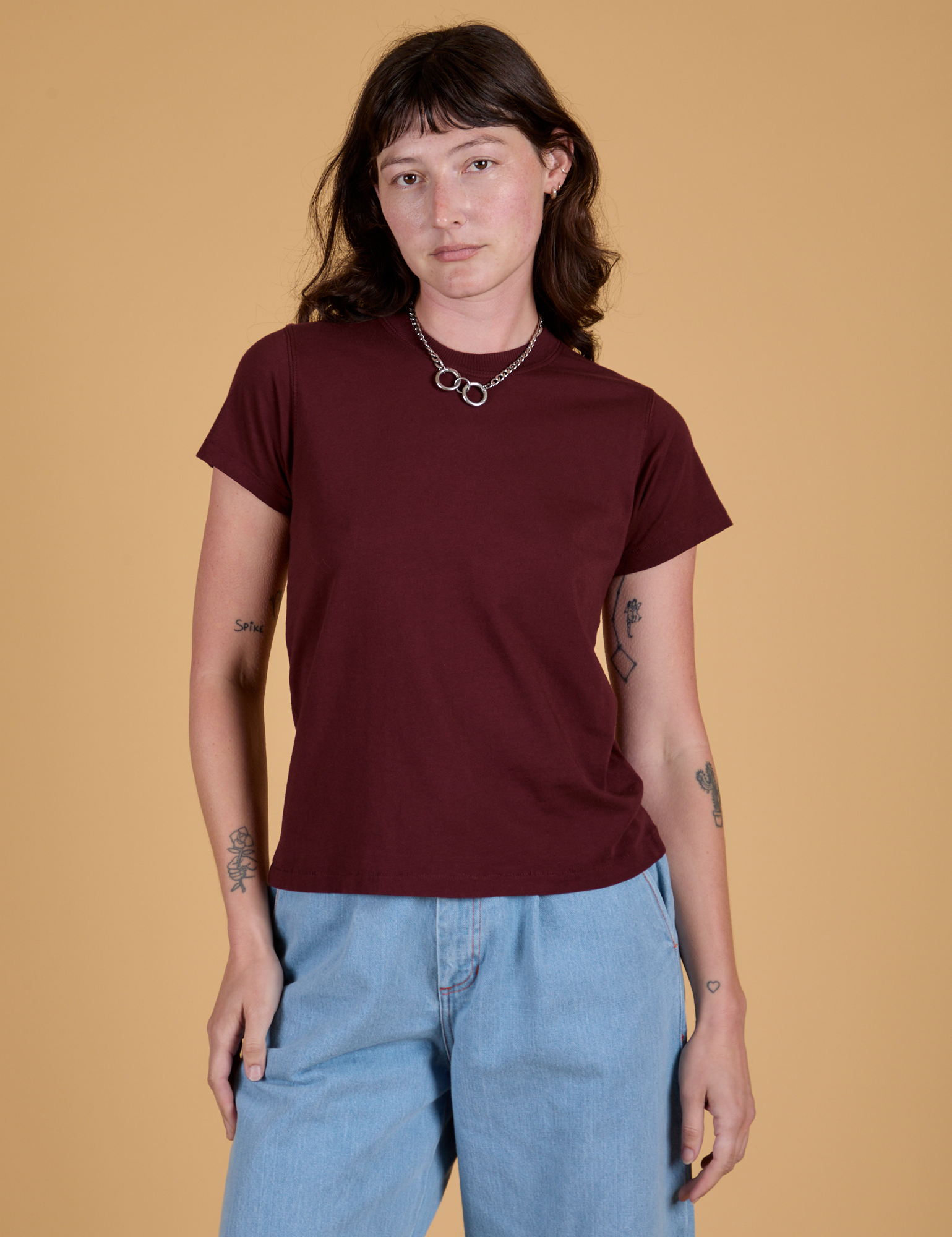 The Organic Vintage Tee - Red Wine – BIG BUD PRESS