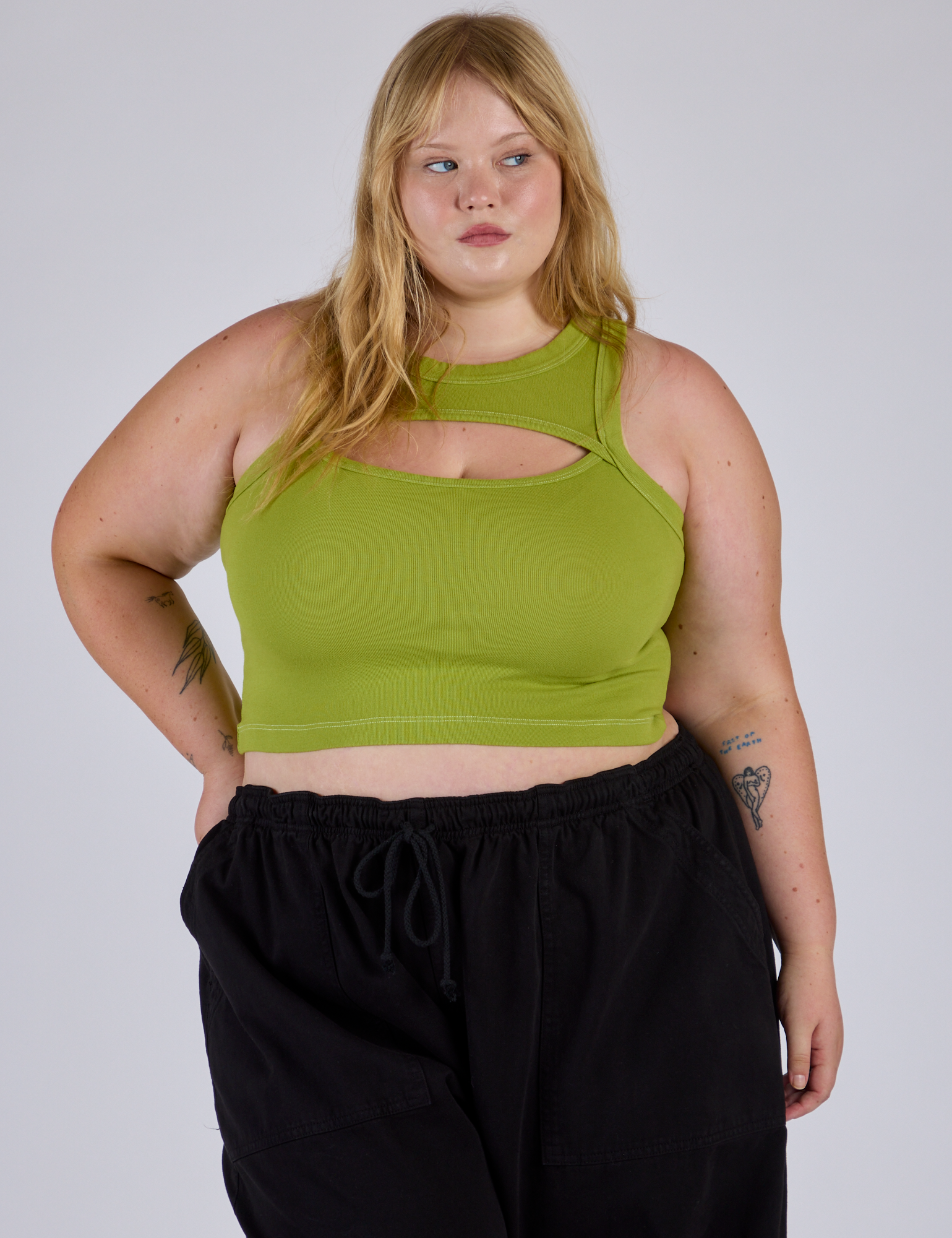 Porthole Tank - Gross Green – BIG BUD PRESS