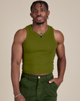 Racerback Tank - Summer Olive