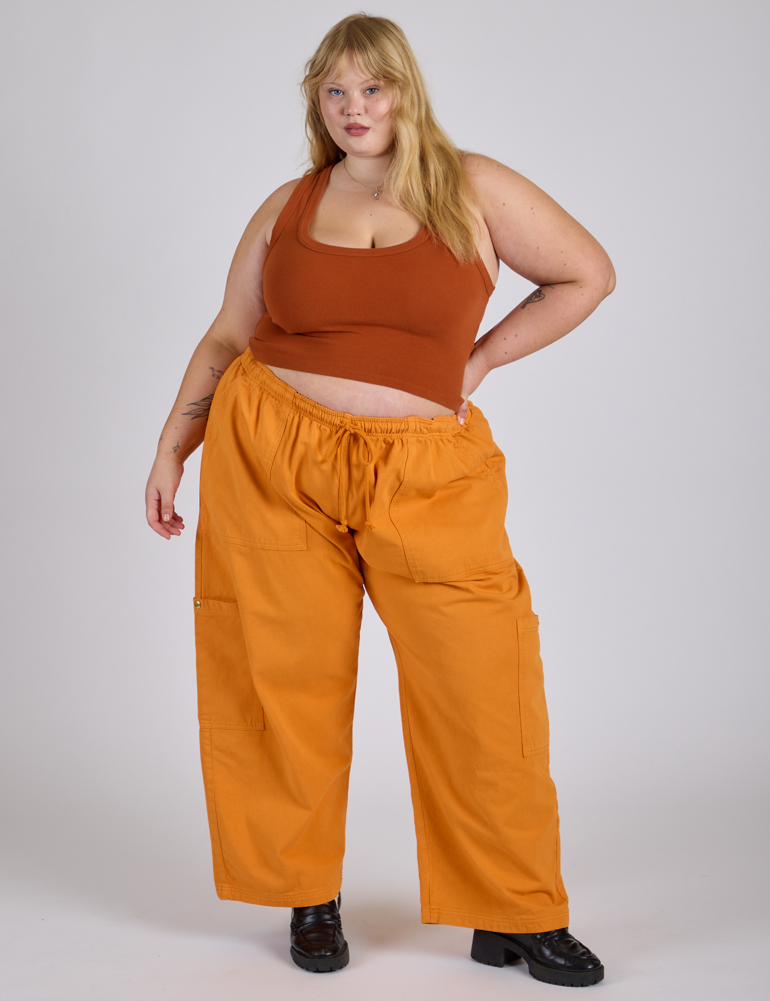 Drop Pocket Cargo Pants - Creamsicle Orange – BIG BUD PRESS