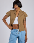 Pantry Button-Up - Desert Brown