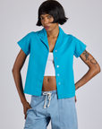 Pantry Button-Up - Hawaiian Blue