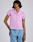 Pantry Button-Up - Lilac Purple