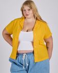 Pantry Button-Up - Sunshine Yellow