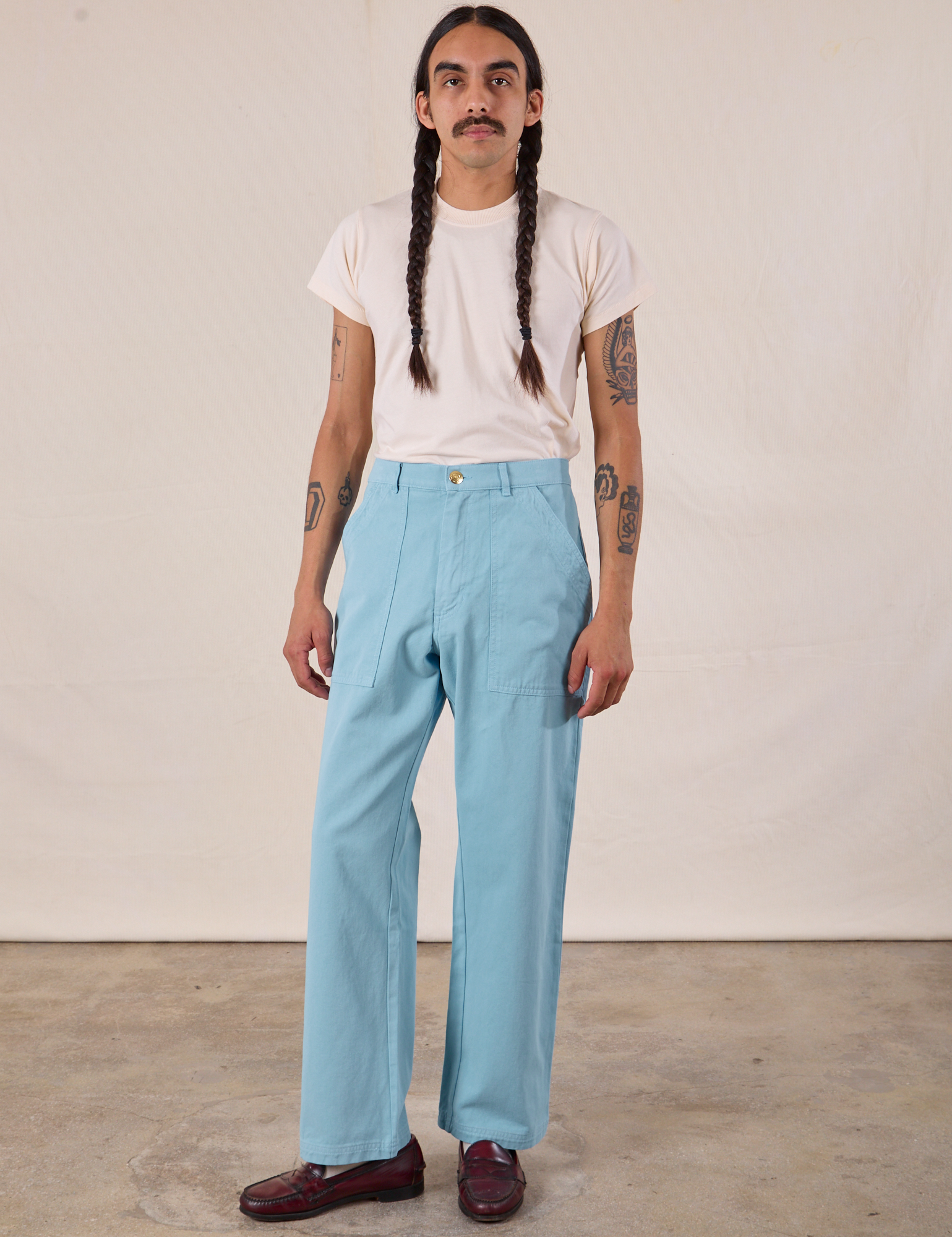 Work Pants Baby Blue – BIG BUD PRESS - Main Image