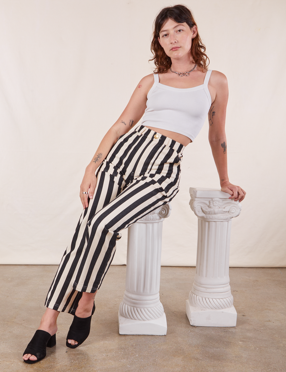 Striped pants deals
