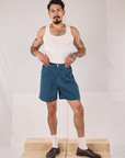 Trouser Shorts - Lagoon
