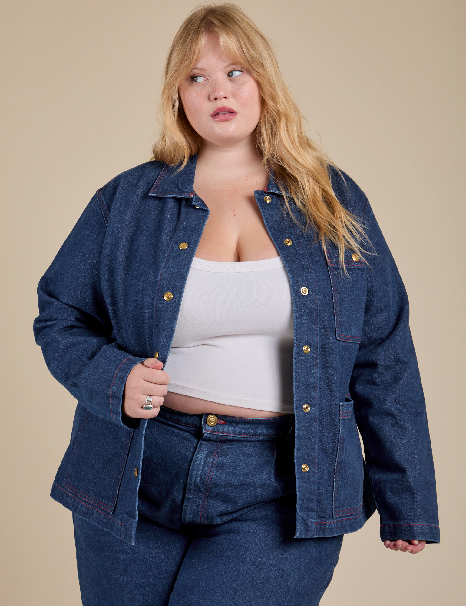 Indigo Denim Work Jacket - Dark Wash – BIG BUD PRESS