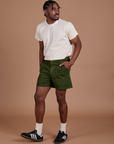 Classic Work Shorts - Evergreen