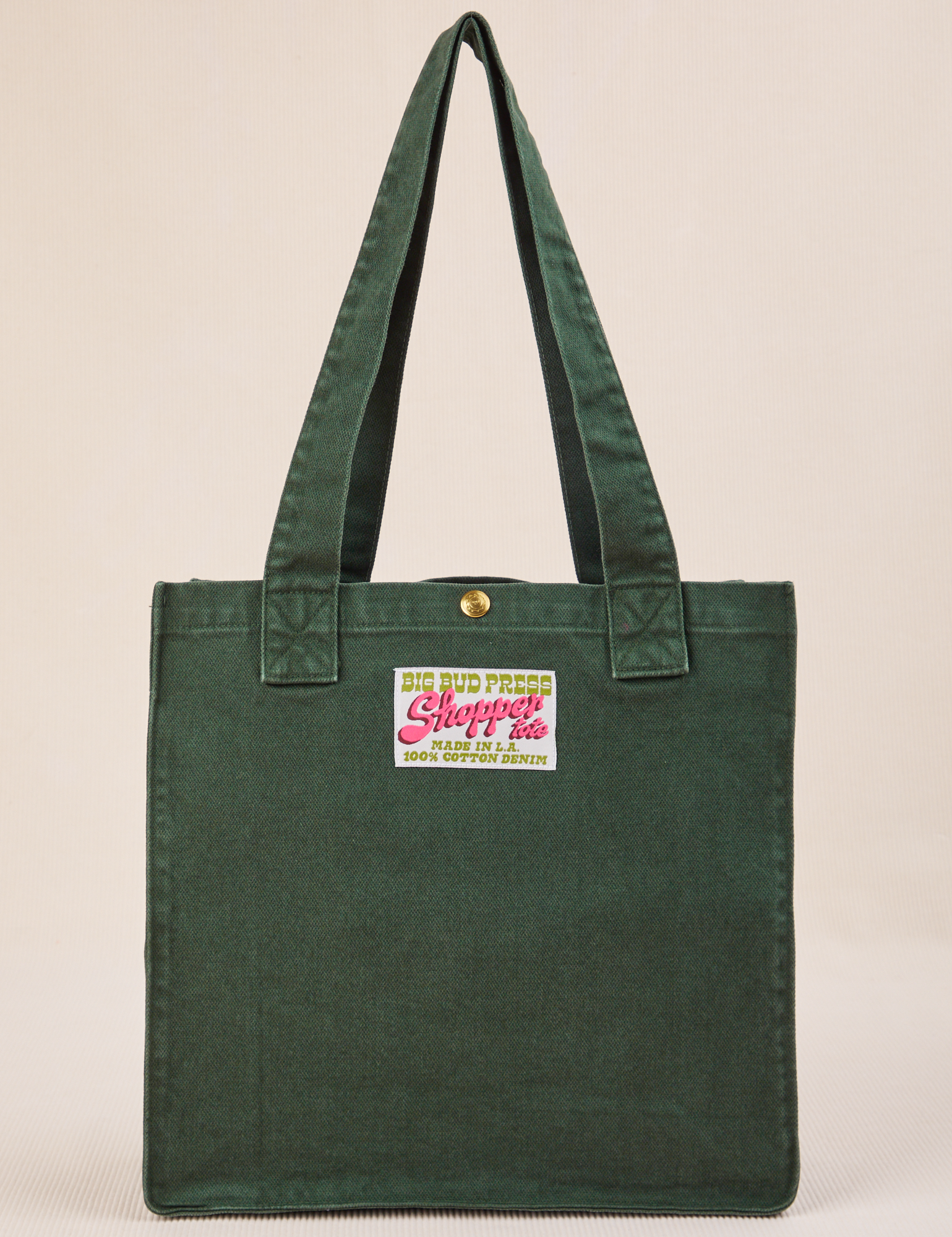 Shopper Tote Bag in Swamp Green