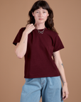 Burly Tee - Red Wine