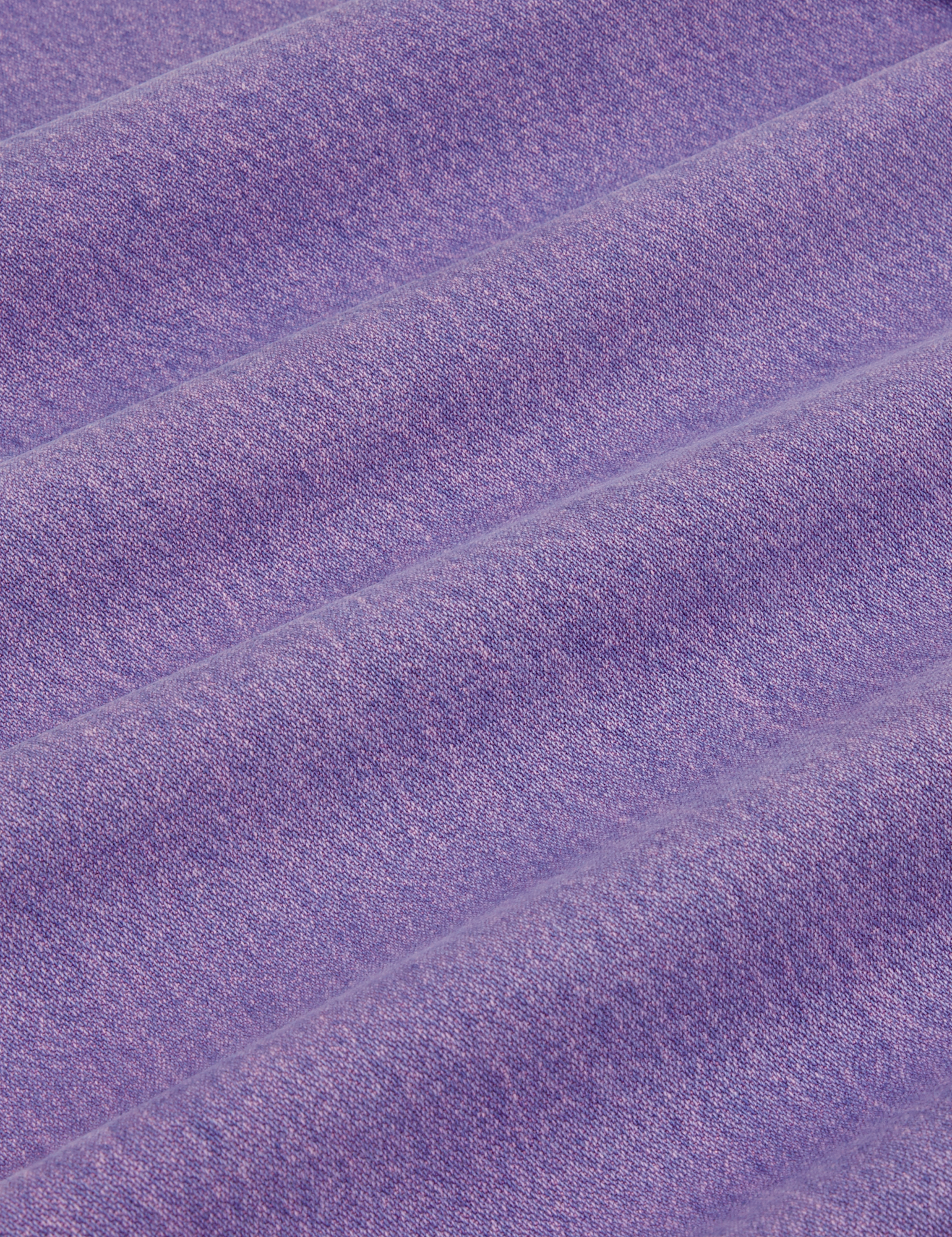 Overdyed Wide Leg Trousers in Faded Grape fabric detail close up