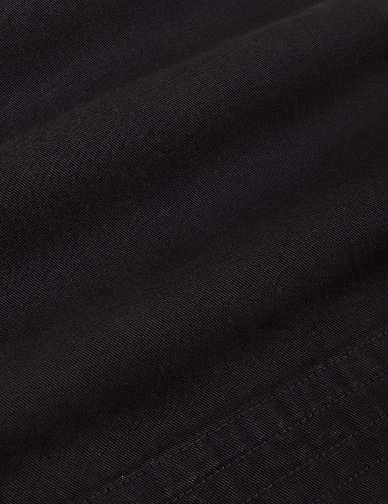 Action Pants in Basic Black fabric detail close up