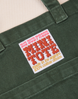 Mini Tote Bag in Swamp Green