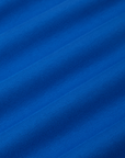 Baby Tee in Royal Blue fabric detail close up