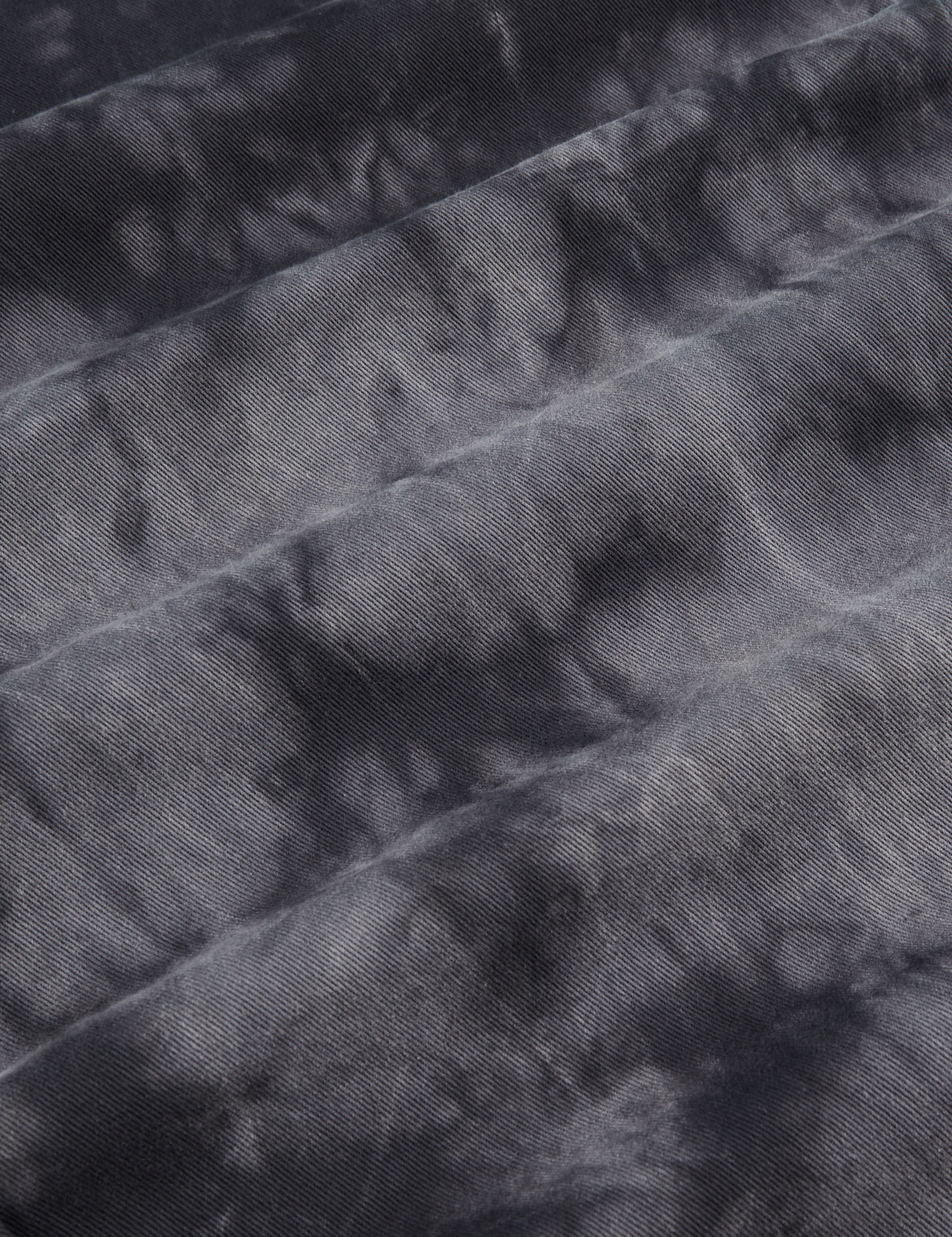 Petite Short Sleeve Jumpsuit in Black Magic Waters fabric close up