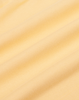 Cropped Cami in Butter Yellow fabric detail close up