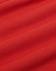 Cropped Cami in Mustang Red fabric detail close up