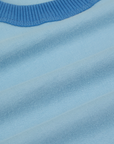 Colorblock Cropped Tank in Baby Blue fabric detail close up