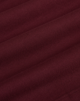 Cropped Baby Tee - Red Wine