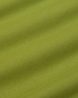 Cropped Tank Top in Gross Green fabric detail close up