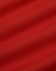 Cropped Tank Top in Mustang Red fabric detail close up
