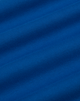 Cropped Tank Top in Royal Blue fabric detail close up