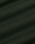 Cropped Tank Top in Swamp Green fabric detail close up