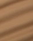 Cropped Tank Top in Tan fabric detail close up