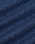 Denim Overshirt in Dark Wash fabric detail close up