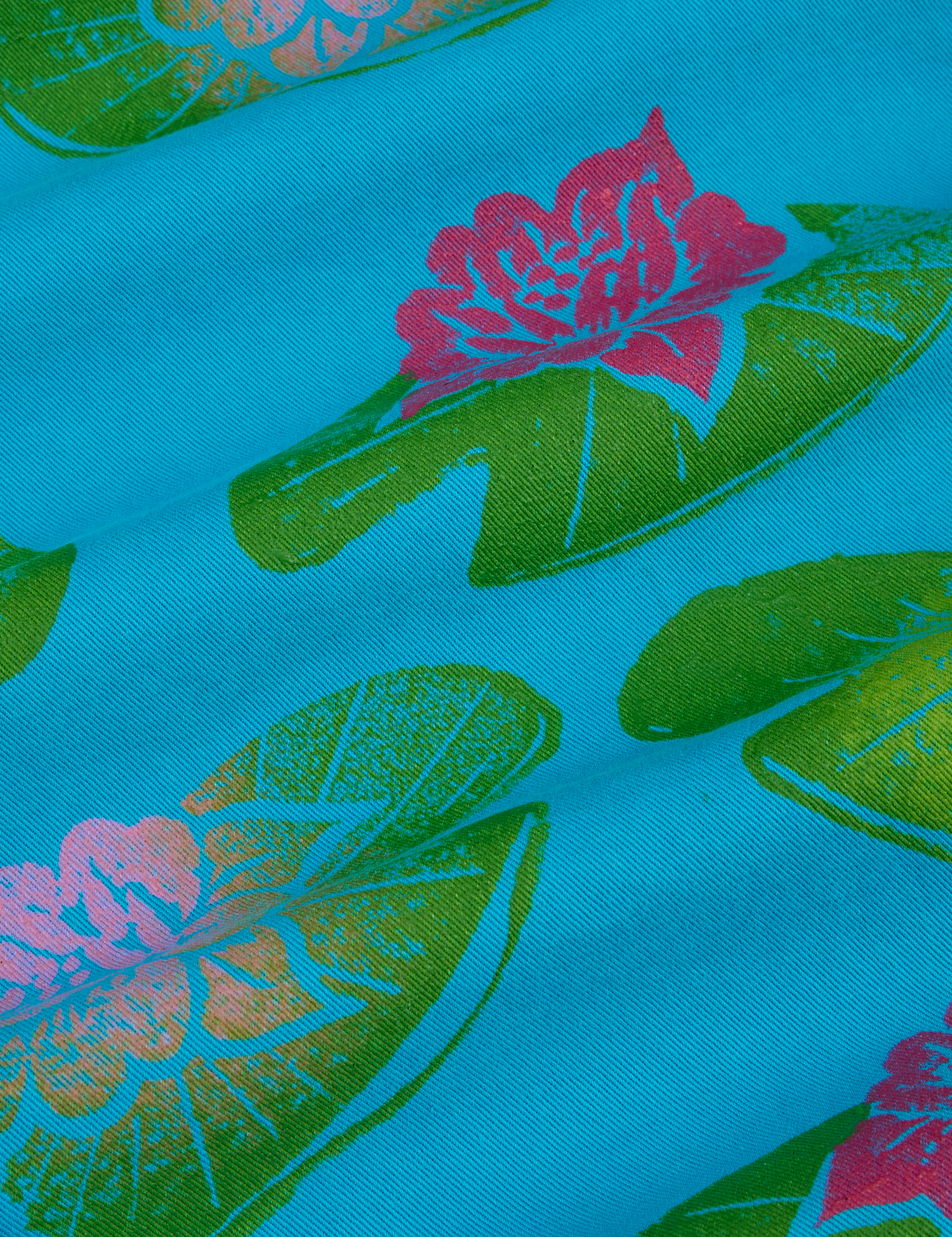 Paintstamped Work Pants - Lilypad *FINAL SALE* – BIG BUD PRESS