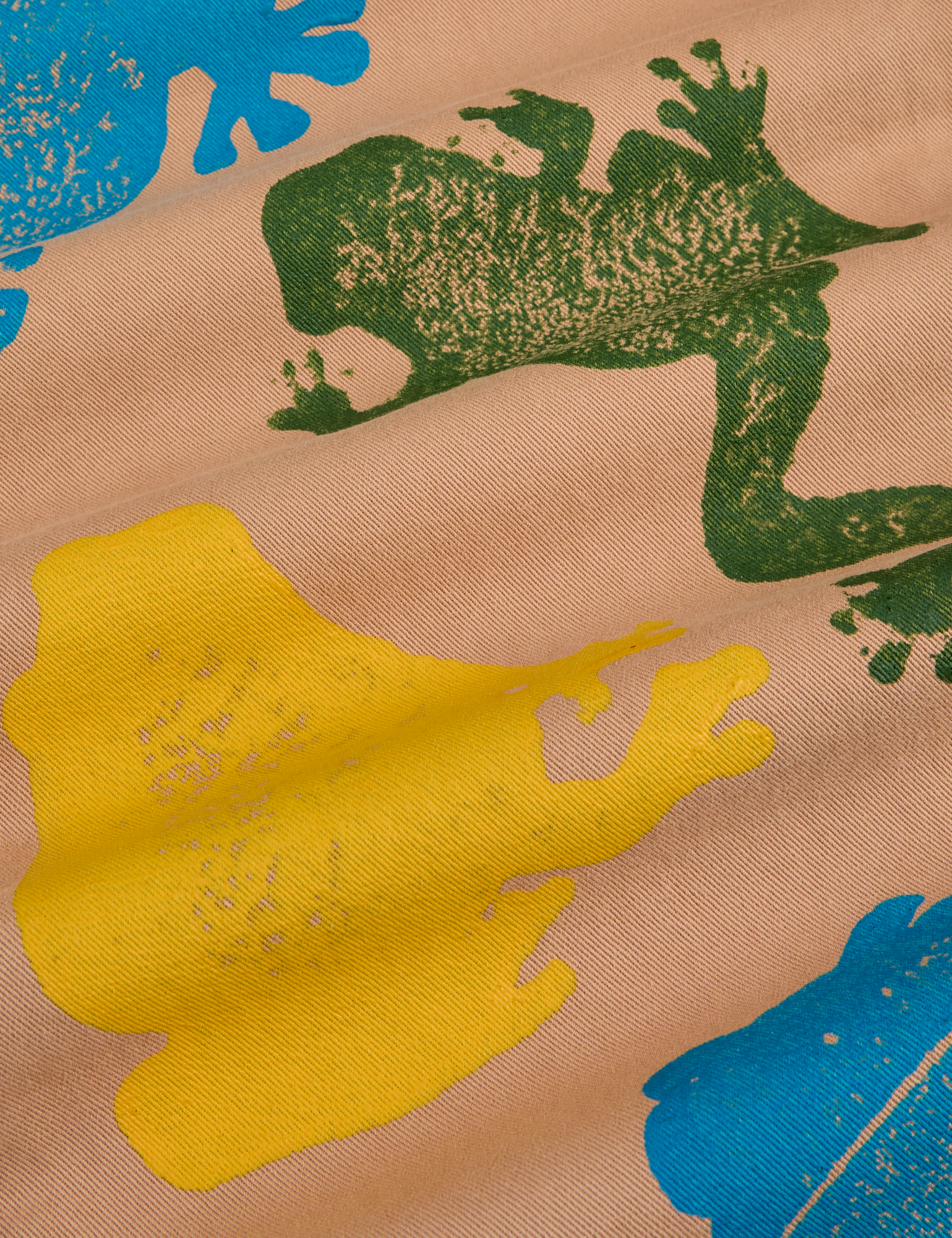 Paintstamped Work Pants - Froggy – BIG BUD PRESS
