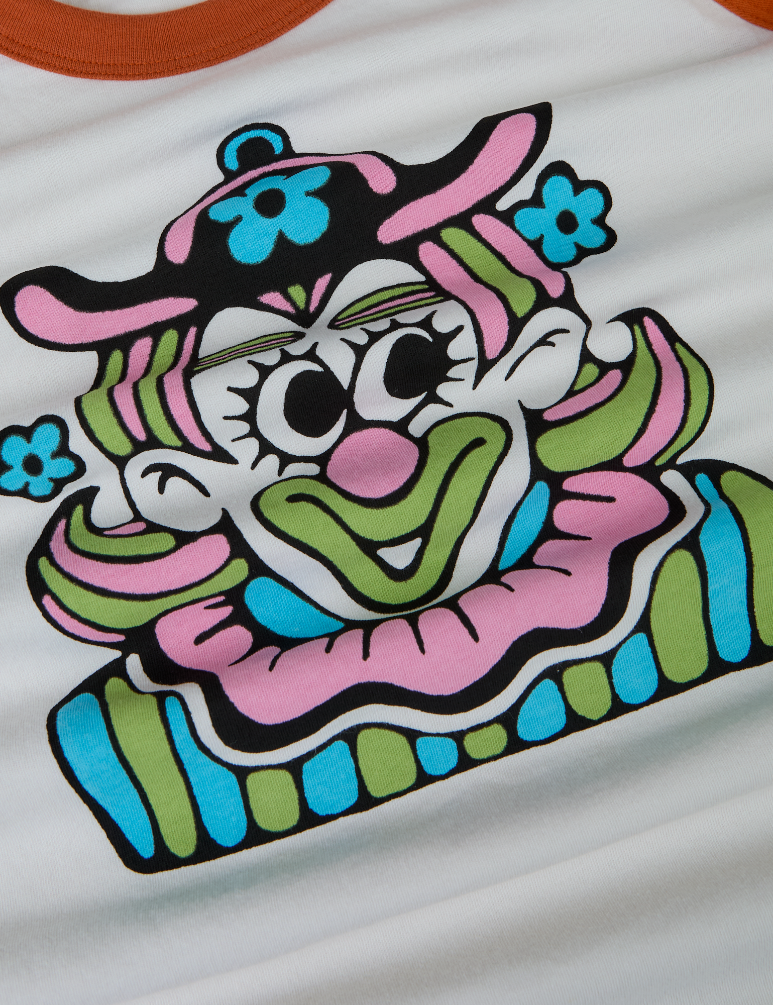 PRE-ORDER* Halloween Raglan Tee - Clown – BIG BUD PRESS