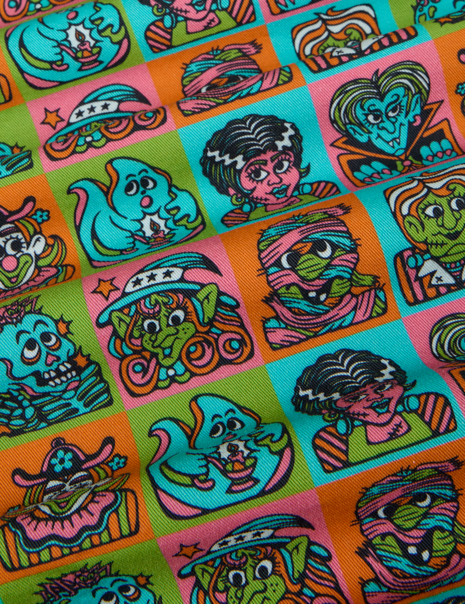 PRE-ORDER* - Short Sleeve Jumpsuit - Halloween Icons – BIG BUD PRESS
