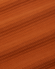 Honeycomb Thermal in Burnt Terracotta fabric detail close up